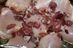 Pollo al chilindrón, incorporamos al pollo Pollo al chilindrón, incorporamos al pollo