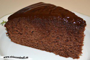 Bizcocho de chocolate