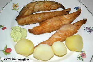 Filetes de caballa rebozados