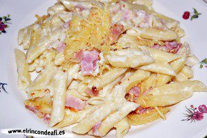 Macarrones con quesos
