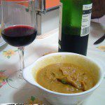 Gofio escaldado con caldo de pescado