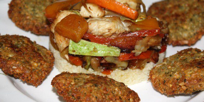 Cuscus de verduras con pollo