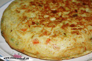 Tortilla de verduras ya hecha