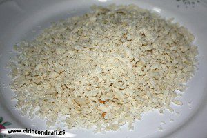 Langostinos rebozados, panko (pan rallado japonés)