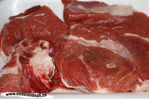 Puchero canario, carne