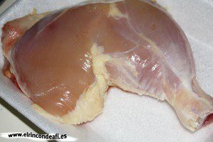 Puchero canario, pollo