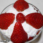 Fresas con nata y mermelada