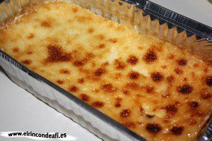 Tocinillo de queso, comprobar si está hecho