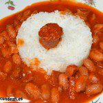 Guiso de judías con tomate