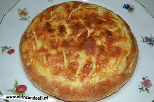 Tortilla de batata, sugerencia de presentación
