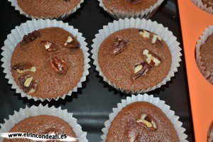 Cupcakes de chocolate, dejarlas enfriar