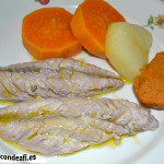 Filetes de caballas escabechadas