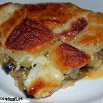 Hojaldre relleno de verduras