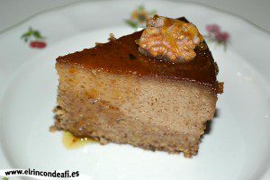 Pudin de nueces, sugerencia de presentación
