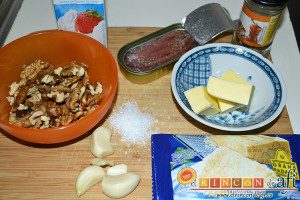 Endivias a la plancha con salsa Bagna Cauda, preparar los ingredientes