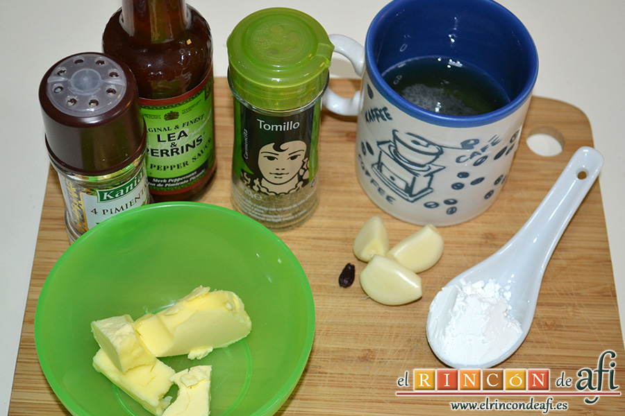 Gambones al ajo, preparar los ingredientes