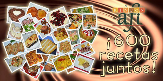 ¡600 recetas con El Rincón de Afi!