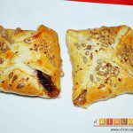 Pañuelos de hojaldre con jamón o pechuga