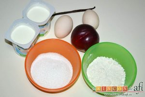 Delicias de nectarina, preparar los ingredientes