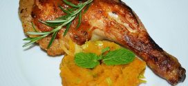 Pollo al horno con puré de batata o boniatos de Lorraine Pascale
