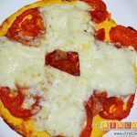 Frittata de pimientos, bacon y queso