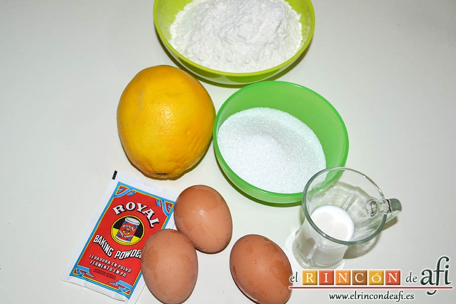 Buñuelos de naranja, preparar los ingredientes