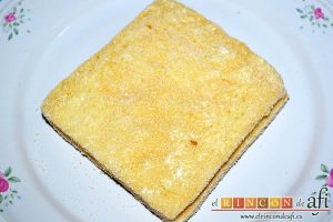 Queso en carroza, pasar por pan rallado
