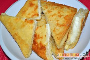 Queso en carroza, sugerencia de presentación