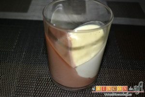 Panna Cotta de Nutella y vainilla, sugerencia de presentación