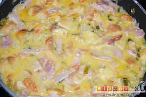 Frittata para Fátima, el plato irá espesando