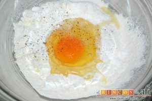 Tortitas de maíz, salpimentar