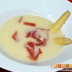 Sopa de espárragos blancos