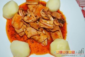 Calamares de mi abuela, sugerencia de presentación