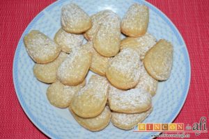 Madeleines, sugerencia de presentación