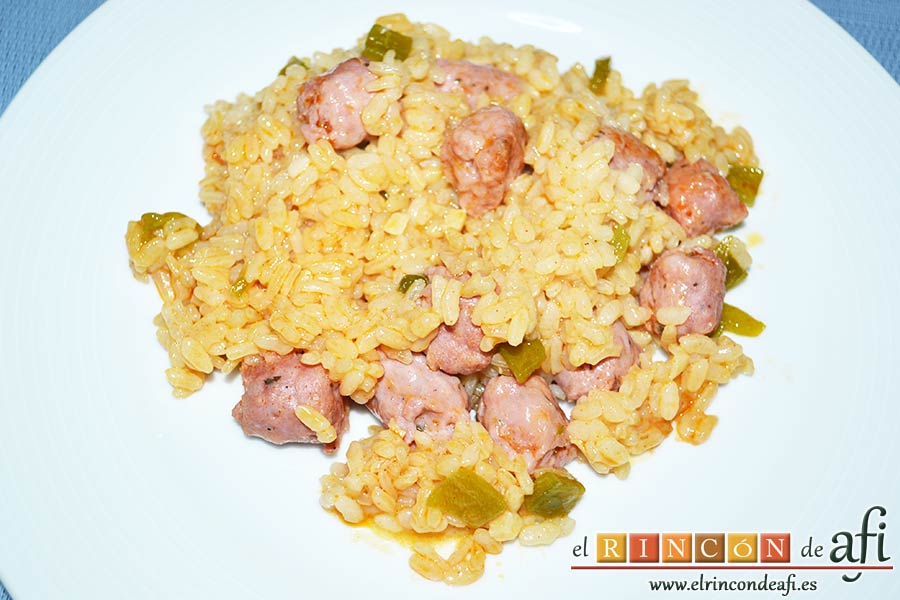 Arroz con longanizas