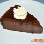 Flan de chocolate al horno
