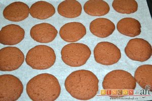 Galletas de chocolate caseras, hornear