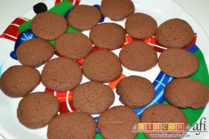 Galletas de chocolate caseras, sugerencia de presentación