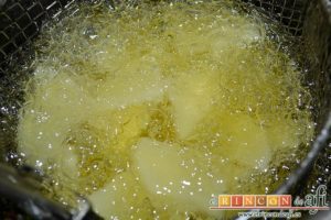 Tortilla a la paisana, freírlas