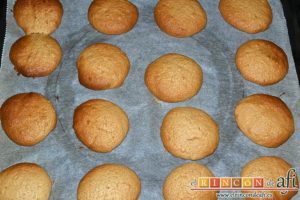 Galletas de turrón de Jijona, hornear