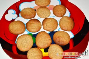 Galletas de turrón de Jijona, sugerencia de presentación