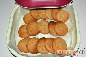 Galletas de turrón de Jijona, guardar en caja hermética