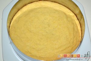 Shortbread de fresas con crema pastelera, reservar hasta el momento del montaje