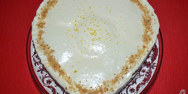 Tarta de limón con galletas sin horno