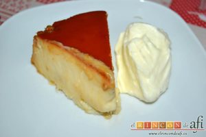 Flan de piña casero estilo Afi, sugerencia de presentación