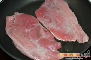 Filetes de atún rojo gratinados con mayonesa de pimientos del piquillo, hacer los filetes