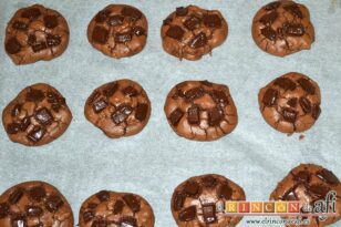 Cookies de chocolate indignantes de Martha Stewart, hornear