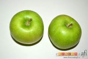 Buñuelos de manzana de Dani García, preparar las manzanas