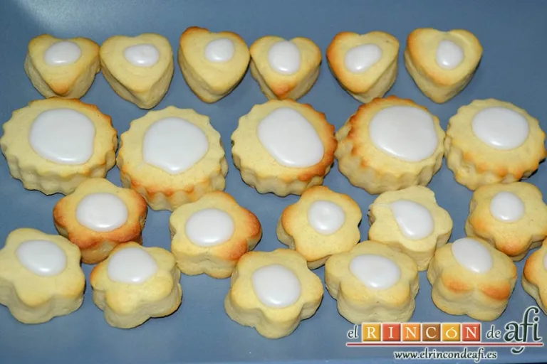 Galletas de limón con glaseado, sugerencia de presentación