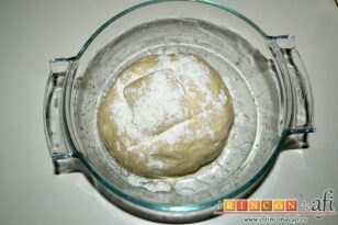 Pan en olla de Pyrex, tapar la Pyrex